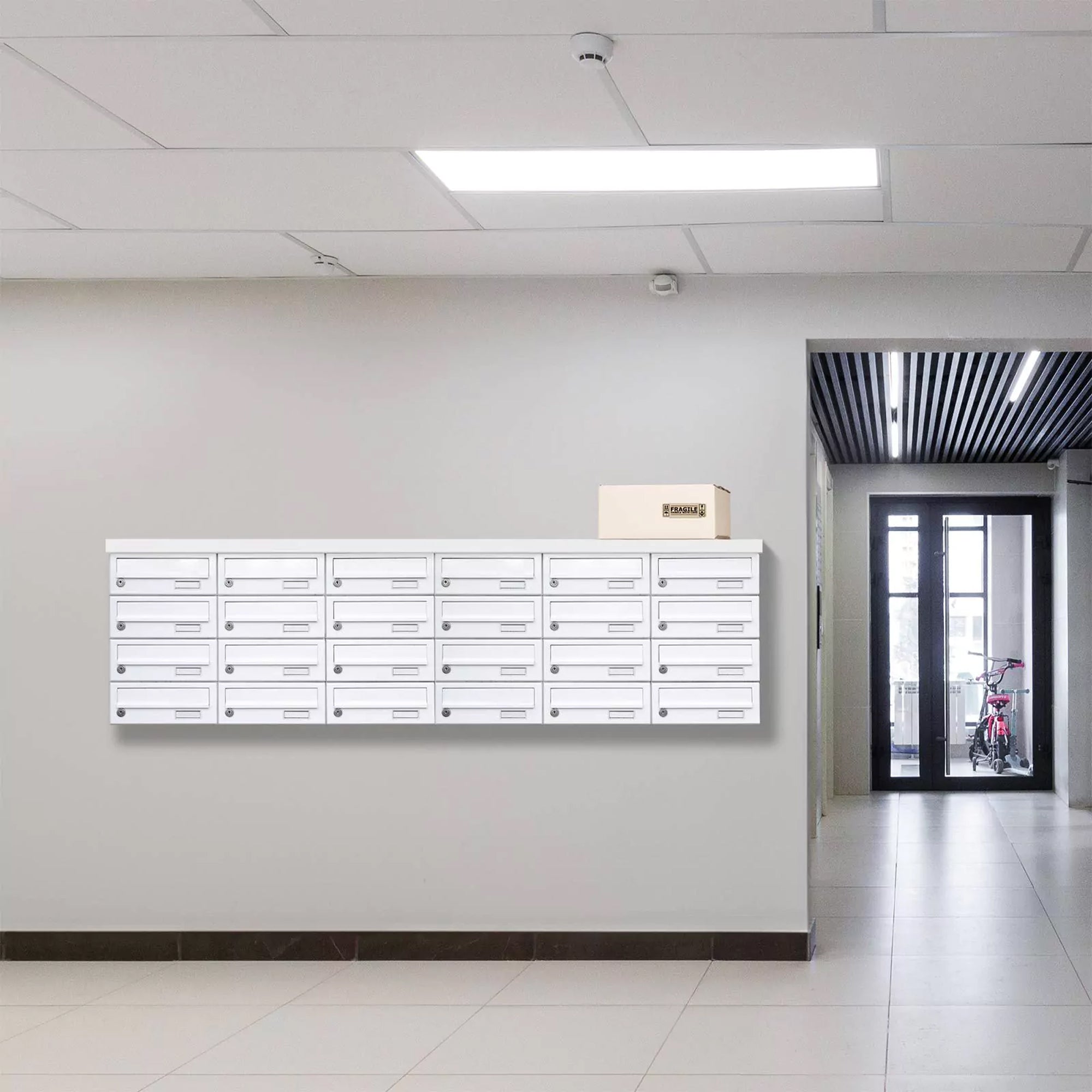 Modularni poštanski sandučić ELM MZ, bijeli