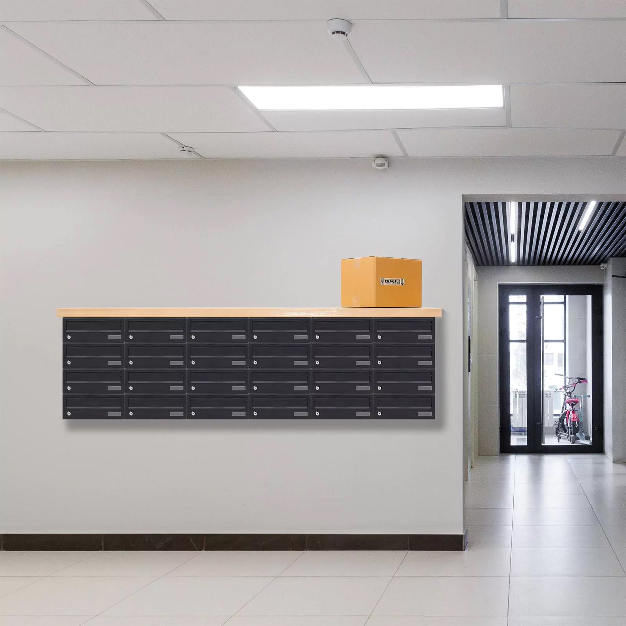 Modularni poštanski sandučić ELM MZ, crni